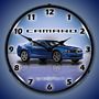 Camaro G5 Imperial Blue Lighted Wall Clock