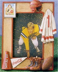 Coca-Cola Football Photo Frame