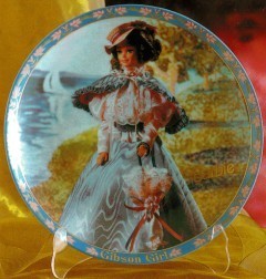 Gibson Girl Barbie Limited Edition Porcelain Plate