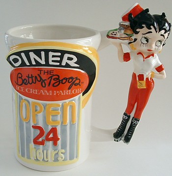 Betty Boop Diner Sculpted Mug