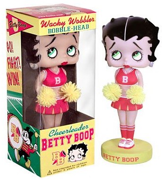Cheerleader Betty Boop Wacky Wobbler Bobble Head Figurine