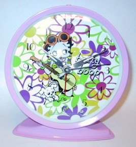 Betty Boop Flower Child Desk Alarm Clock