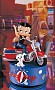 Betty Boop Riding Motorcycle Musical Figurine