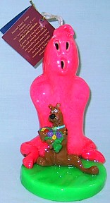 Scooby Doo With Ghost Candle - Pink