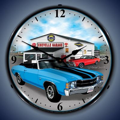 1971 Chevelle Lighted Wall Clock
