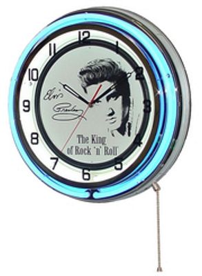 Elvis Presley Double Neon Wall Clock