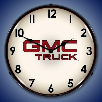 GMC Truck Lighted Wall Clock