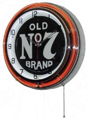 Jack Daniels Old No 7 Double Neon Wall Clock