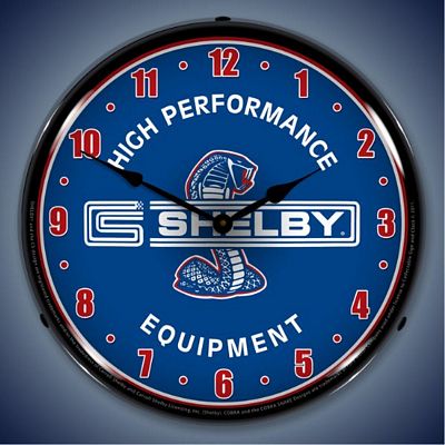 Shelby High Performance Equipment Lighted Wall Clock