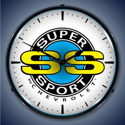 Chevrolet Super Sport Lighted Wall Clock
