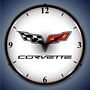 C6 Corvette Lighted Wall Clock