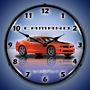 Camaro SS G5 Orange Lighted Wall Clock