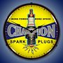 Champion Spark Plugs Vintage Lighted Wall Clock
