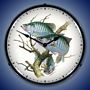 Crappies By Mark Susinno Lighted Wall Clock