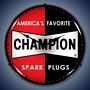 Champion Spark Plugs Lighted Wall Clock