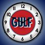 Gulf 1960 Lighted Wall Clock