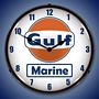 Gulf Marine Lighted Wall Clock