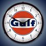Gulf Lighted Wall Clock