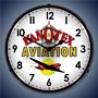 Kanotex Aviation Lighted Wall Clock