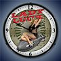 Lady Luck Lighted Wall Clock