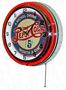 Pepsi Cola 5 Cents Double Neon Wall Clock