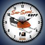 Rupp Snowmobile Lighted Wall Clock