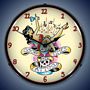 Good Times And Tattoos Girl Lighted Wall Clock