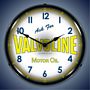 Valvoline Motor Oil Lighted Wall Clock