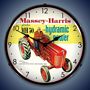Massey Harris Tractors Lighted Wall Clock