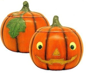 Halloween Pumpkin Cookie Jar