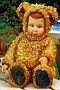 Anne Geddes Curly Fur Teddy Bear Figurine