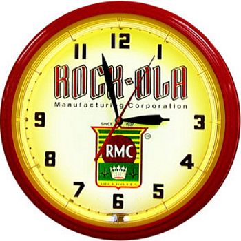 Rock Ola Neon Wall Clock