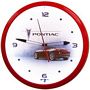 Pontiac Solstice Red Neon Wall Clock