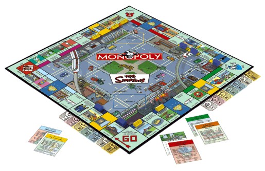 Simpson's Collectible Monopoly Game