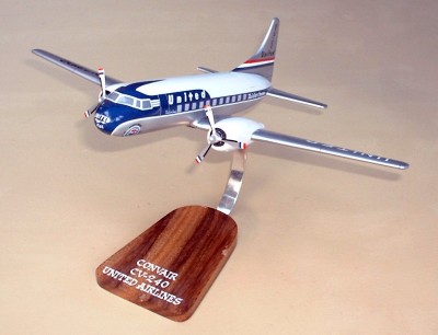Convair CV-240 United Airlines Custom Scale Model Aircraft