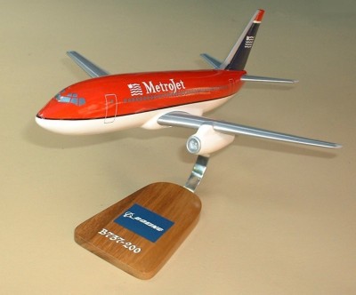 Us Airways Boeing 737 Metrojet Custom Scale Model Aircraft