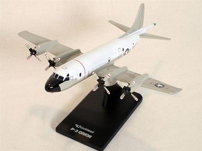 P-3C Orion (Hi-Vis White/Gray) 1/85 Scale Model Aircraft