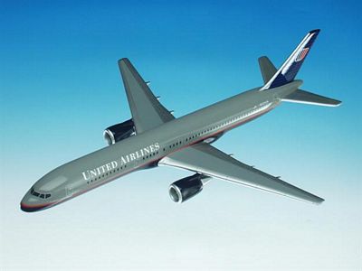 B757-200 United Airlines 1/100 Scale Model Aircraft