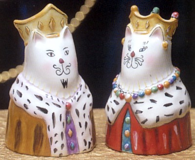 Queen Kitty Salt And Pepper Shakers