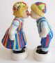 Finnish Boy And Girl Kissing Salt And Pepper Shakers