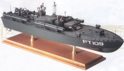 PT-109 Navy Elco Patrol Torpedo Boat Scale Model