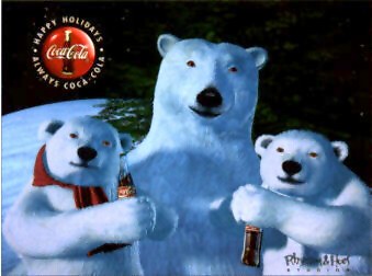 Coca-Cola Animation Art Cel - Cubs Day Out